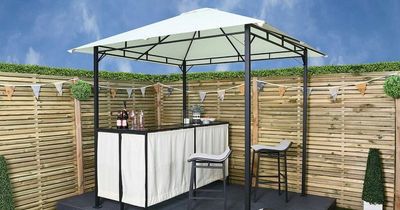 The Range is selling a party gazebo that transforms your garden into a pub