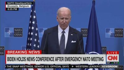 Biden says NATO "will respond" if Russia uses chemical weapons