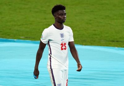 Bukayo Saka out of England squad after positive Covid test