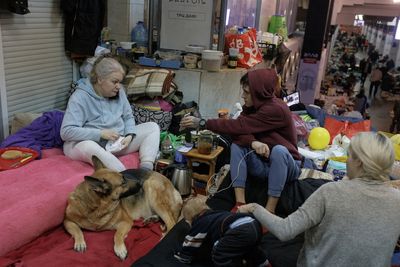 Fearing bombs and war, Kharkiv families spend a month underground