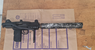 Submachine gun and silencer seized after gardai search stolen jeep