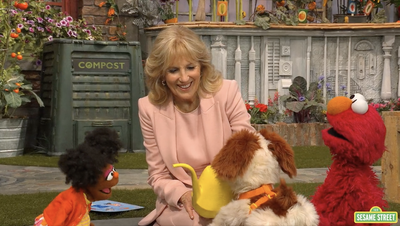 Conservatives try to troll Jill Biden’s Sesame Street appearance