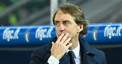 Stunned Roberto Mancini apologises for Italy's "incredible" Qatar World Cup humiliation