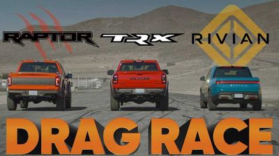 Watch Rivian R1T Vs Ram TRX Vs Ford Raptor Vs GMC Syclone