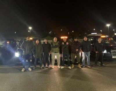 ‘It changed me forever’: London black cab drivers convoy to rescue Ukrainian refugees