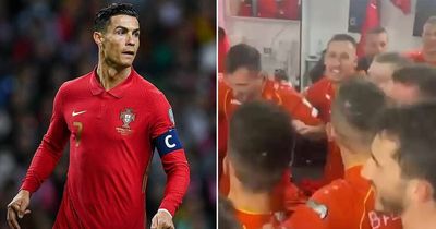 North Macedonia party in dressing room and warn Cristiano Ronaldo after Italy upset