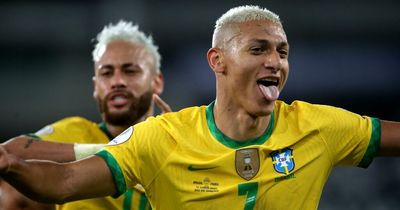 Richarlison finds the net for Brazil as Nathan Patterson sends Everton reminder