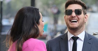 Apprentice winner Harpreet living best life as she jokes with Michael Buble at BBC studio