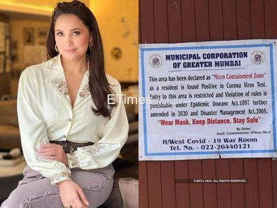 Lara Dutta tests positive for COVID-19; BMC seals her Bandra home- Exclusive!