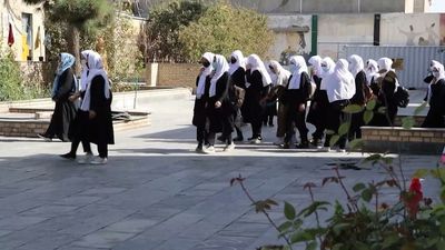 Afghan girls sent home as Taliban closes schools