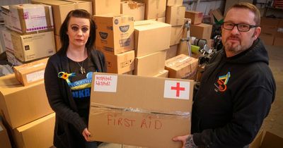Nottinghamshire firm stops collecting aid for Ukraine after swastika daubed on sign