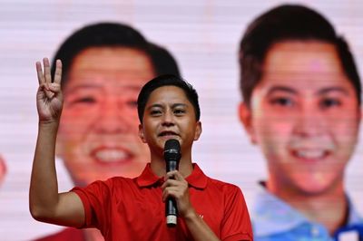 Son of Philippine presidential favourite kicks off Congress campaign