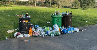 Statement labels litter 'unacceptable' as Nottingham parks overflow with bottles and cans