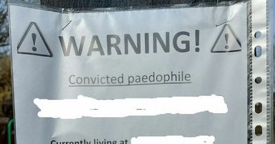 "I thought he was a bit odd": Neighbours disturbed after 'secretive' paedophile outed on playground posters