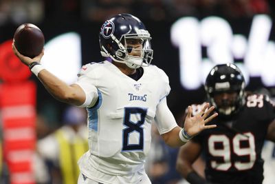 Watch: Falcons QB Marcus Mariota meets with media