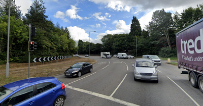 Woman hospitalised as car flips in Nottingham A610 crash