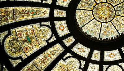 ‘Buried treasure’: Stained-glass dome at Cultural Center gleams once again