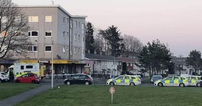 BREAKING: Cops cordon off area outside Lanarkshire shop after reports of 'slashing'