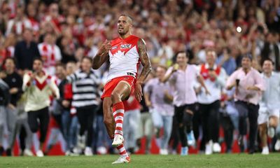 Part riot, part coronation: Lance Franklin milestone ignites SCG and caps joyful career