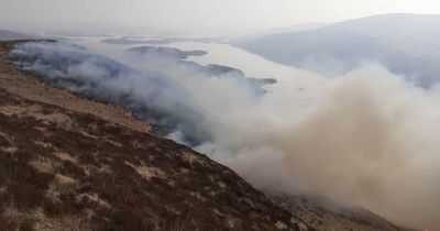 Risk of Scottish wildfires 'very high' amid Spring heatwave warns fire service