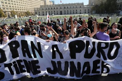 Chilean students protest in capital in early test for President Boric