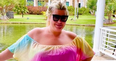 Gemma Collins is happier than ever in rainbow dress on Tenerife break with fiancé