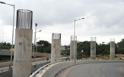 Hebbal flyover | Unused pillars erected by Bangalore Development Authority will be part of future projects