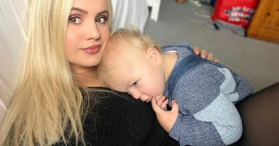 Toddler's brave reaction saying 'all gone' after leg amputation at just 20 months