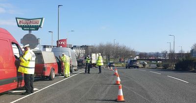 Edinburgh police crackdown on local drivers coming off M8 and city bypass