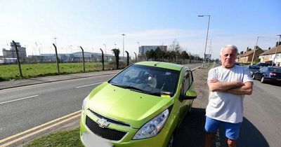 Fury as holidaymakers dump cars outside homes near airport causing chaos