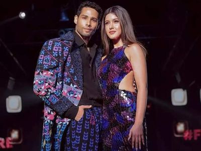 Siddhant Chaturvedi and Shanaya Kapoor make their ramp debut for Manish Malhotra