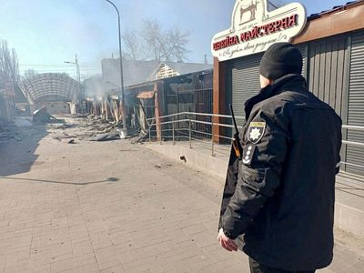 Children among 44 severely wounded people trapped in Ukraine's Chernihiv city - mayor