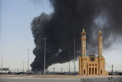 Saudi civil defence puts out fires at fuel storage tanks hit by Houthis