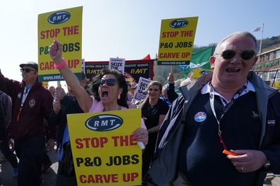 Protests at UK ports as calls grow for P&O Ferries boss to quit over mass sackings