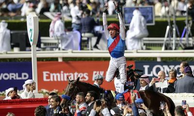 Dettori delivers Dubai World Cup for banned Baffert on Country Grammer