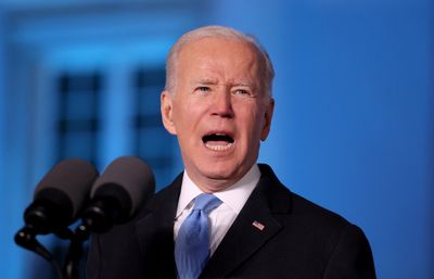 U.S. President Biden tells crowd Putin cannot remain in power