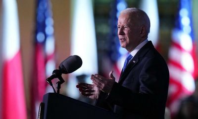 Vladimir Putin ‘cannot remain in power’ Joe Biden says in Warsaw speech