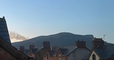 North Belfast: Fire Service monitoring second fire on Cavehill in matter of days