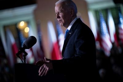 Biden says 'butcher' Putin 'cannot remain in power'