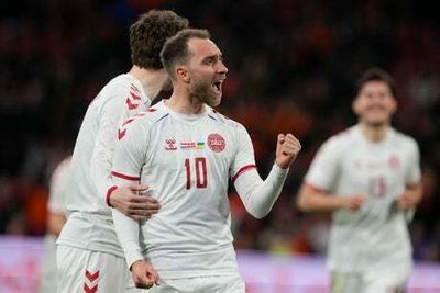 Christian Eriksen scores with first touch on emotional Denmark return against the Netherlands
