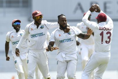 Mayers' golden arm destroys England to leave West Indies on verge of victory
