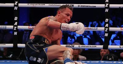 Josh Warrington copies Luke Ayling Leeds United celebration after stunning Kiko Martinez win