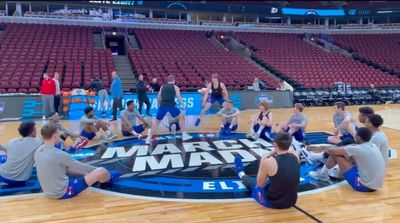 Watch: Kansas Stays Loose With Game of Duck, Duck, Goose Ahead of Elite Eight