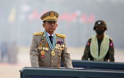 Myanmar junta chief vows no talks with opposition "terrorists"