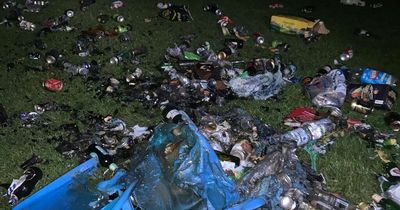 Bins torched at Merseyside beauty spot in 'totally selfish' act