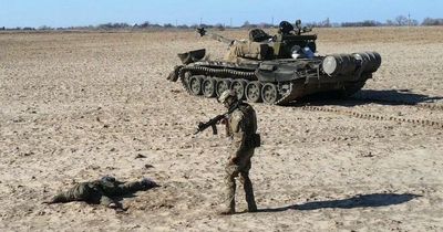 Russian soldier surrenders with TANK in return for £7,500 and Ukrainian citizenship