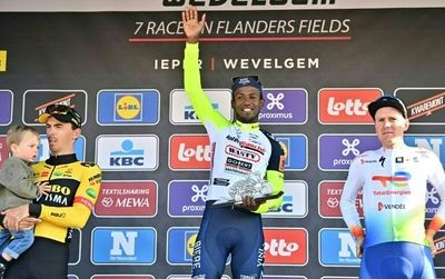 Eritrea's Biniam Girmay wins cycling's Gent-Wevelgem