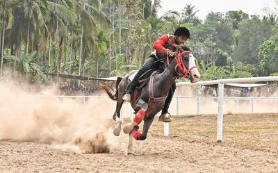 Horse race excites Malappuram holiday crowds