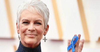 Oscars 2022: Jamie Lee Curtis among celebs showing support for Ukraine through blue ribbon
