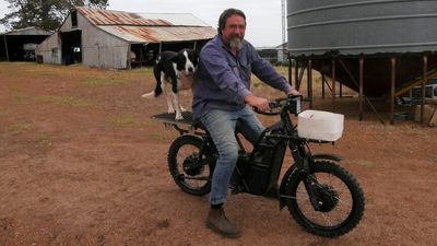 Record fuel prices didn't make this farmer switch to an electric motorcycle, saving his lambs did